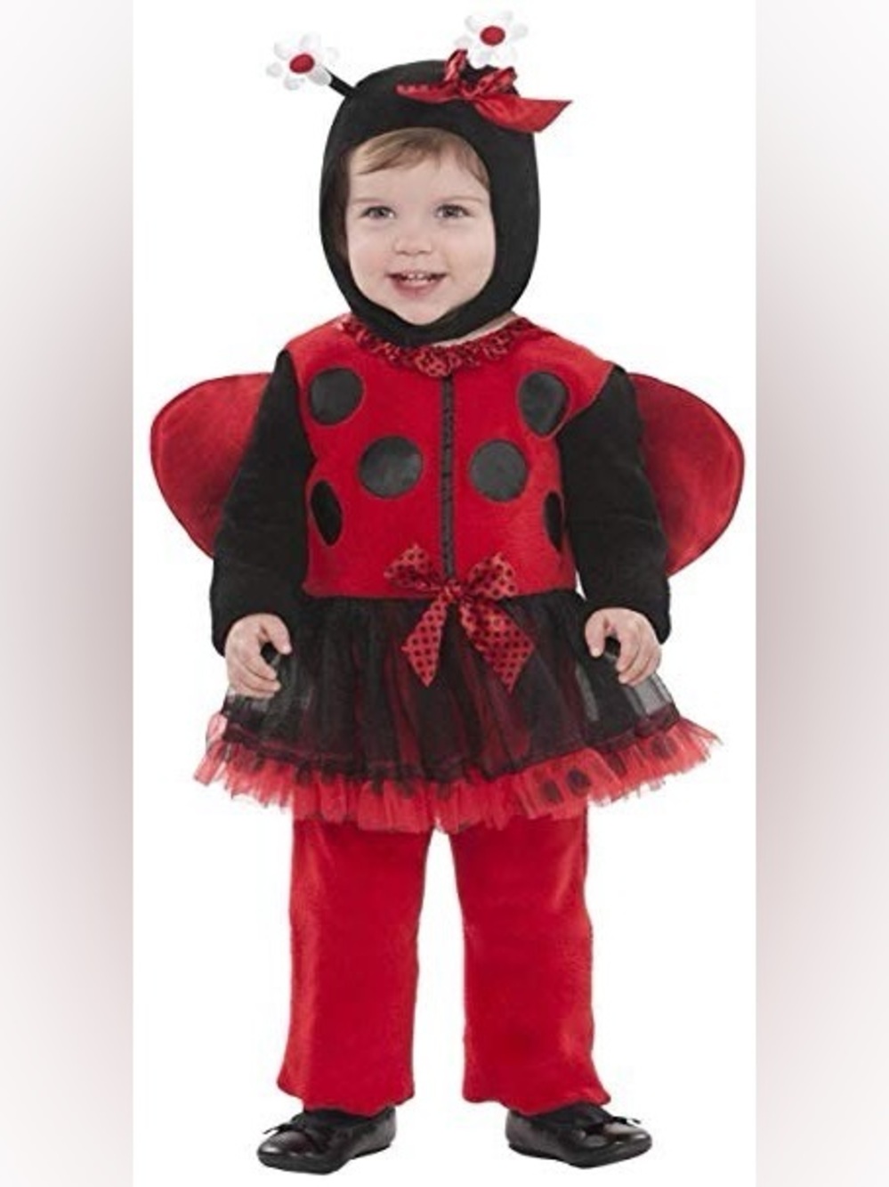 BRAND NEW baby girl bitty lady bug ladybug halloween costume size 12-18M